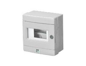 Szafka do wyłącznika p.poż. 1x8 moduły natynkowa szara IP55 GW42208 /opak. 10/