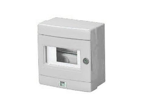Szafka do wyłącznika p.poż. 1x8 moduły natynkowa szara IP55 GW42208 /opak. 10/