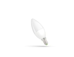 LED ŚWIECOWA E-14 230V 6W WW SPECTRUM