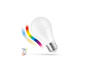 LED GLS 9W E-27 230V RGBW+CCT+DIM Wi-Fi/BT Spectrum SMART