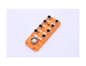 Koncentrator pasywny aktuator/sensor LED porty 8xM12 żeńskie 5pin/ złącze M23 męskie 12pin na kabel sterujący ASBS 8/LED 5-4