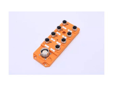 Koncentrator pasywny aktuator/sensor LED porty 8xM12 żeńskie 5pin/ złącze M23 męskie 12pin na kabel sterujący ASBS 8/LED 5-4