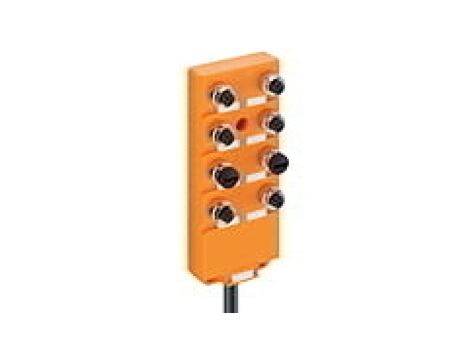Koncentrator aktuator/sensor 8-portów gniazda M12 5-polowy 2 sygnały na gniazdo ASBV 8 5-242/10 M