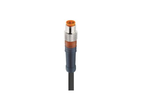 Kabel konfekcjonowany jednostronnie zakończony złącze M8 4-PIN męskie proste z samoblokującym gwintem RSMV 4-225/2 M