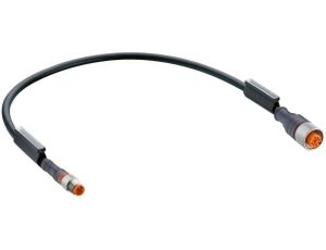 Kabel konfekcjonowany obustronnie zakończony złącza M8 3-pin męskie proste M12 3-pin żeńskie proste RSMV 3-RKT 4-3-224/2 M
