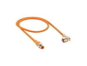Kabel konfekcjonowany obustronny złącze M12 4-pinowe męskie proste żeńskie kątowe z LED PVC PRST 4-PRKWT/LED P 4-07/5 M