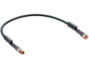 Kabel konfekcjonowany obustronnie zakończony złącza M8 męskie żeńskie proste 3-pinowe gwintowane RSMV 3-RKMV 3-224/0,6 M
