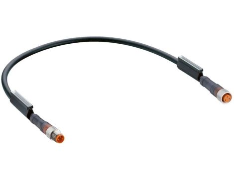 Kabel konfekcjonowany obustronnie zakończony złącza M8 męskie żeńskie proste 3-pinowe gwintowane RSMV 3-RKMV 3-224/0,6 M
