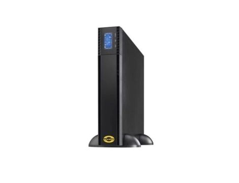 Zasilacz awaryjny UPS Orvaldi V1000 on-line 2U LCD 1000VA/800W czysta sinusoida VGA1KRT