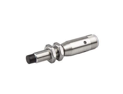 Czujnik indukcyjny M8x1 dł: 60mm niezabudowany Sn: 3mm 10-30V DC PNP NO złącze M12 3pin IP67 mosiądz niklowany IN080121