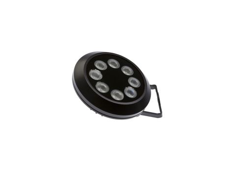 Lampa maszynowa LED fi160mm dł: 57mm białe światło 24W 18000lx 5500K 17-31V DC -40 stC 4-pinowe złącze M12 IP67 AO000302