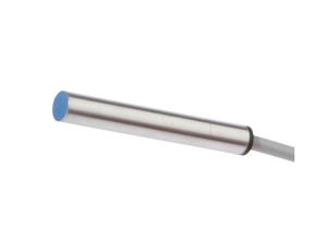 Czujnik indukcyjny Ø6,5mm dł: 45mm quasi-zabudowany Sn: 3mm 10-30V DC PNP NO kabel 2m PVC IP67 mosiądz chromowany IB060106