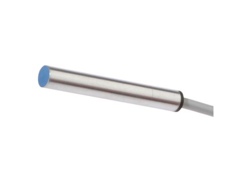 Czujnik indukcyjny Ø6,5mm dł: 45mm quasi-zabudowany Sn: 3mm 10-30V DC PNP NO kabel 2m PVC IP67 mosiądz chromowany IB060106