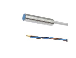 Czujnik indukcyjny M12x1 dł: 50mm quasi-zabudowany Sn: 6mm 10-30V DC PNP NO kabel 2m PVC IP67 mosiądz chromowany IB120106