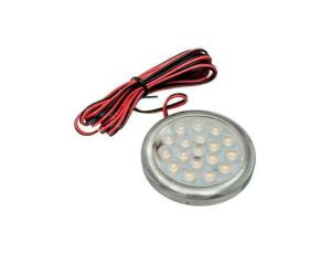 IDET Oprawa meblowa LED 1,5W 12V DC okrągła neutralna biała podszafkowa