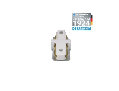 Blaupunkt Konektor do szyn 1-fazowych Prosty biały, BLAUPUNKT-KP1W