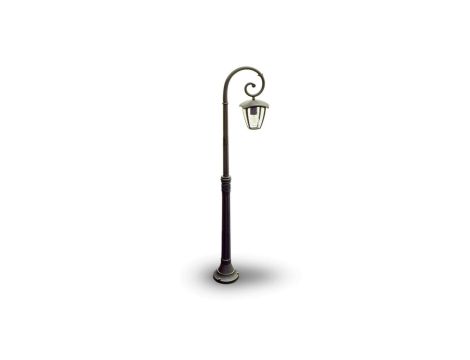 Lampa Ogrodowa Pole VT-737 E27 Max. 60W Czarna 7060