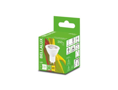 Żarówka LED BELLALUX PAR16 50 GU10 4,5W 350lm 2700K 827 36st. 4058075483453