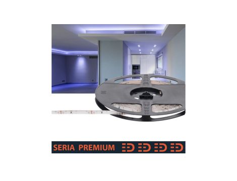 Taśma Premium IP63 12V 60led niebieska SMD2835 (5)