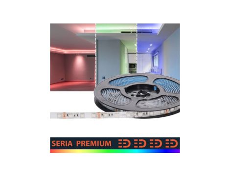 Taśma Premium IP63 12V 60led RGB SMD5050 (5)