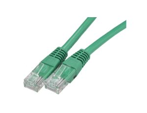 Patchcord UTP kat.5e kabel sieciowy LAN 2x RJ45 zielony 10m NEKU