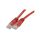 Patchcord UTP kat.5e kabel sieciowy LAN 2x RJ45 czerwony 3m NEKU
