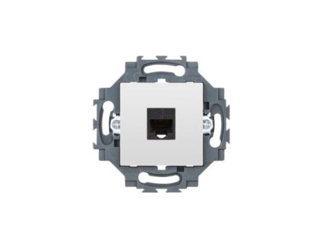 Gniazdo komputerowe RJ45 CAT.6 UTP, białe, Dahlia GW35273W