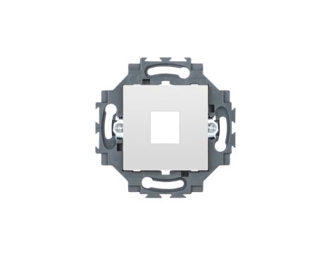 Plakietka do gniazda komputerowego AMP/KEYSTONE JACK ADAPTER, biały, Dahlia GW35280W