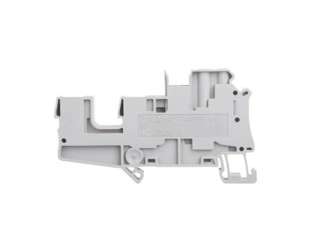 Złączka szynowa 4-przewodowa 4mm2 śrubowa/wtykowa szara UT 4-QUATTRO/ 2P 3060296 /50szt./