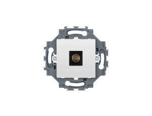 Gniazdo TV końcowe 0 dB, białe, Dahlia GW35261W