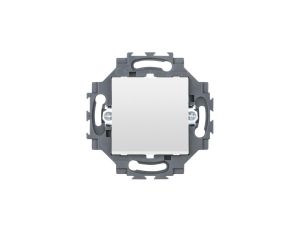 Łącznik pojedynczy 1P 10AX, podświetlany, samozaciski, biały, Dahlia GW35002W