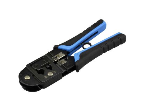 Zaciskarka praska wtyków RJ45 RJ12 RJ11 boczna NEKU