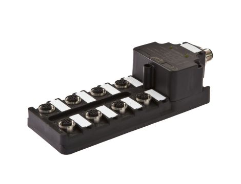 Moduł logiczny 42x172x60mm AND 2x4fold 10-30V DC złącze M12 żeńskie 4-pinowe złącze M12 męskie 4-pinowe IP67 VL600118