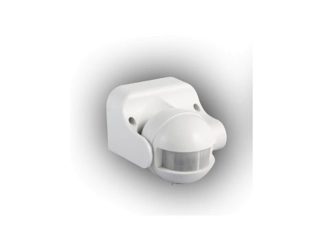 Czujnik ruchu na podczerwień 1200W/400W nadtynkowy IP44 zasięg 12m CR-PIR2/ON/BIAŁY