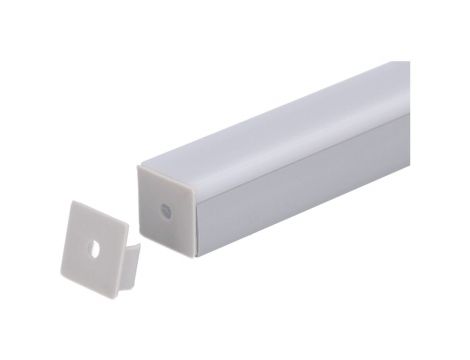 Zaślepka PCV Max Up szara z otwoorem