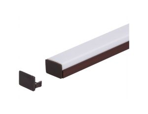 Zaślepka PCV Standard brązowa