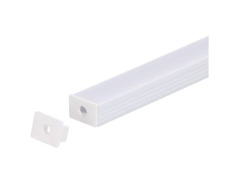 Zaślepka PCV Line biała z otworem