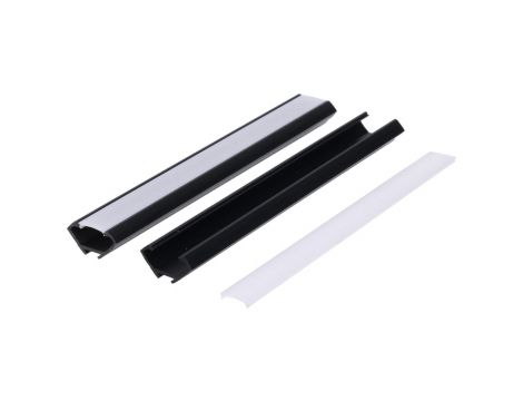 Profil led PCV Corner 22x12 2m czarny ML