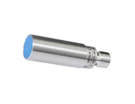 Czujnik indukcyjny M18x1 dł 64mm quasi zabudowany Sn: 12mm 10-30V DC PNP NC NO złącze M12 4 pinowe IP67 IB180226