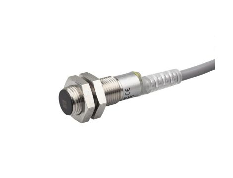 Czujnik indukcyjny M12x1 dł: 35mm zabudowany Sn: 3mm 10-30V DC PNP NO kabel 2m IP67 IB12C466
