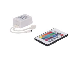 Sterownik LED RGB 3x2A 24-key IR 12V Prescot