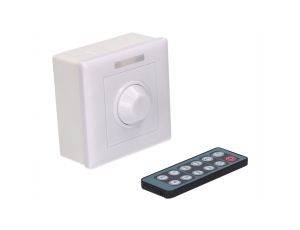 Sterownik LED Mono 1x8A potencjometr komplet z pilotem IR 12-24V Prescot