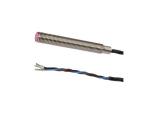 Czujnik indukcyjny M8x1 dł: 60 mm zabudowany Sn: 2 mm 10-30V DC 140 stC PNP NO kabel 2m IP50 IB0801T0