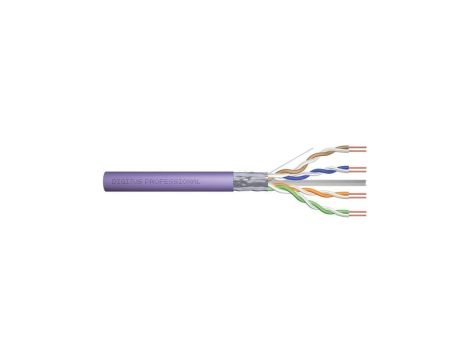 Kabel teleinformatyczny F/UTP kat.6 4x2xAWG23 LSOH drut fioletowy Dca DK-1624-VH-5 /500m/