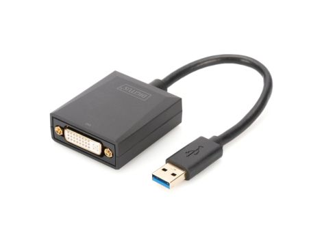 Adapter graficzny DVI 1080p FHD na USB 3.0, aluminiowy DA-70842