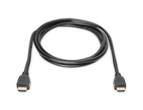 Kabel połączeniowy HDMI Ultra HighSpeed z Ethernetem 8K 60Hz UHD Typ HDMI A/HDMI A M/M czarny 2m AK-330124-020-S