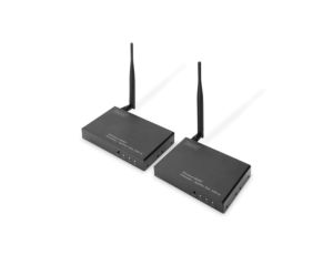 Przedłużacz/Extender splitter HDMI bezprzewodowy 100m 1080p 60Hz FHD 5GHz HDCP 1.3 (zestaw) DS-55314