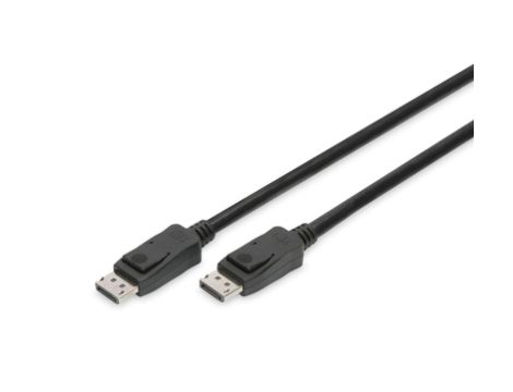 Kabel połączeniowy DisplayPort 8K 30Hz UHD Typ DP/DP M/M czarny 5m AK-340106-050-S