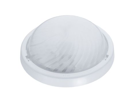 Oprawa ALFA, LED, 12W, 4000K, 1200lm, biała-polipropylen, klosz matowy-poliwęglan, IP44, IK10 A2215-MP