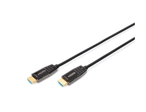 Kabel połączeniowy hybrydowy AOC HDMI 2.1 Ultra High Speed 8K 60Hz UHD HDMI A-HDMI A M-M czarny 30m AK-330126-300-S